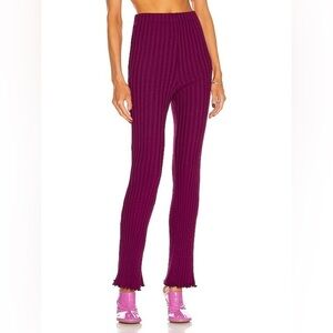 Simon Miller Cyrene rib pants plum new no tags